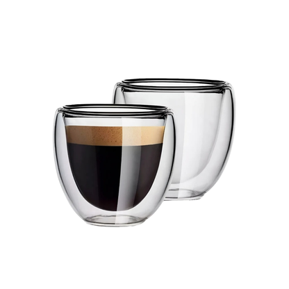 Set 4 Vasos Doble Pared 80 Ml