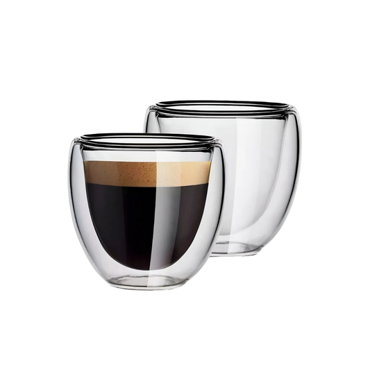 Set 4 Vasos Doble Pared 80 Ml