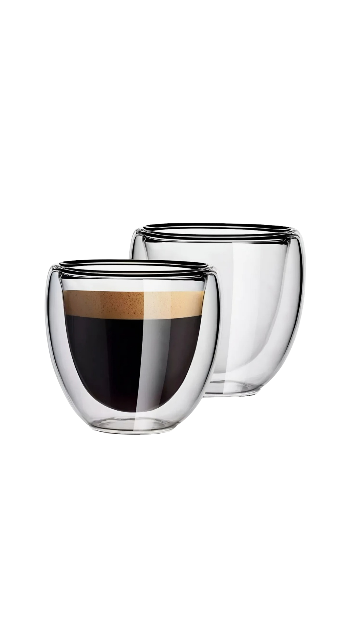 Set 4 Vasos Doble Pared 80 Ml