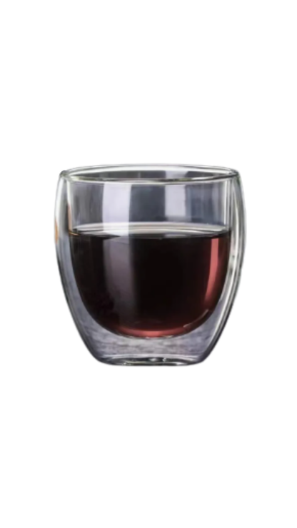 Set 4 Vasos Doble Pared 80 Ml